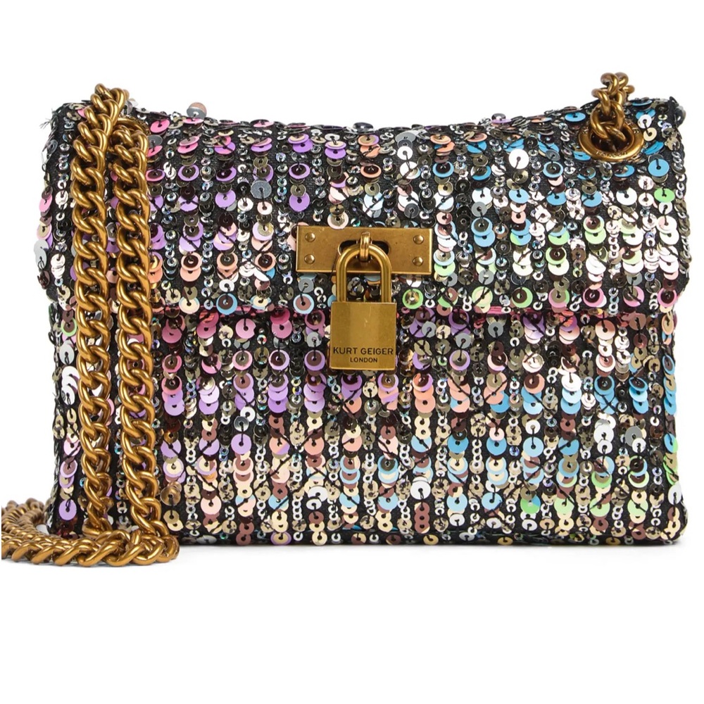 Kurt Geiger Mini Brixton Sequin Shoulder Bag